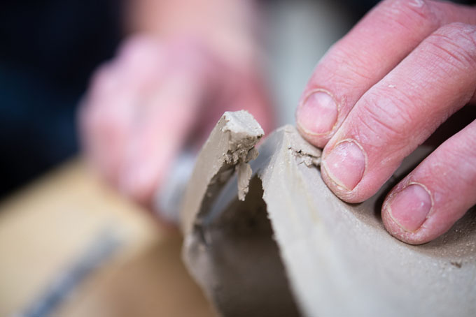James Oughtibridge in his studio 2016